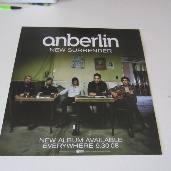 Anberlin New Surrender Music Band Prom Poster - Picture 1 of 4